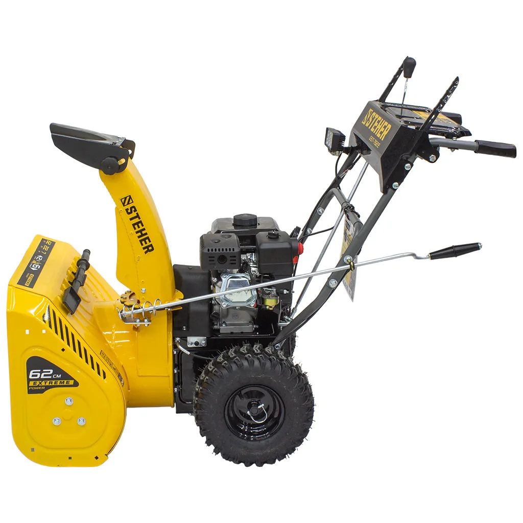 Снегоуборочная машина бензиновая Steher Extrem GST-762E, электрический/ручной старт