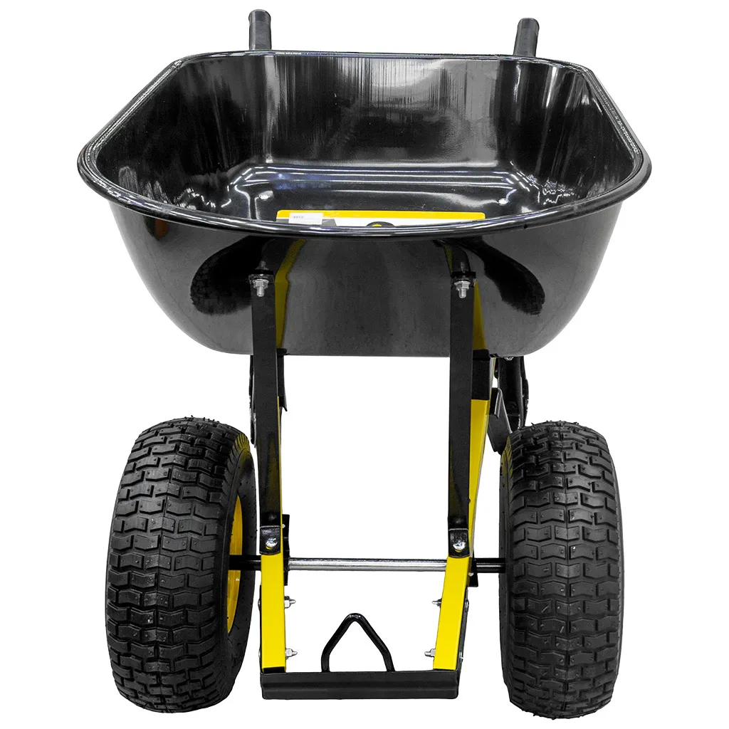 Тачка садово-строительная Denzel, 2-колесная, пневмо, 140л, 250кг