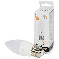 Лампа светодиодная Gauss Elementary, свеча, 6Вт, Е27 3000К цены в Воронеже