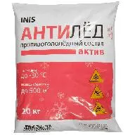 Антигололедный реагент INIS Актив, Антилед, 20кг цены в Воронеже