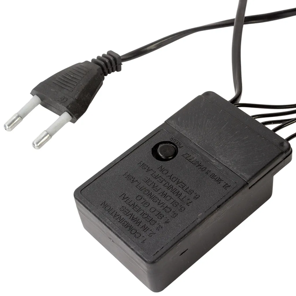 Электрогирлянда Нить, прямая, V8 500 ламп, цветной свет