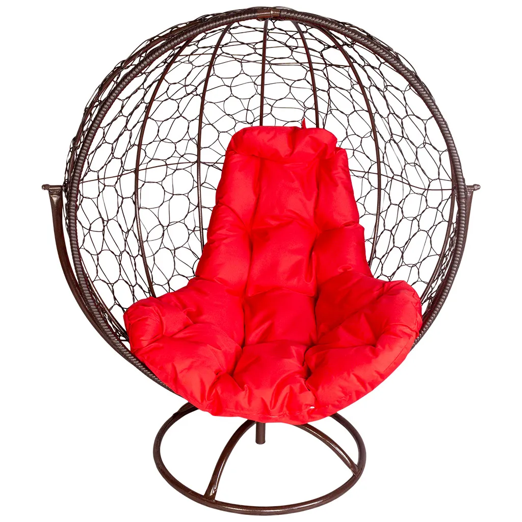 Кресло вращающееся "Кокон" 4762, коричневое