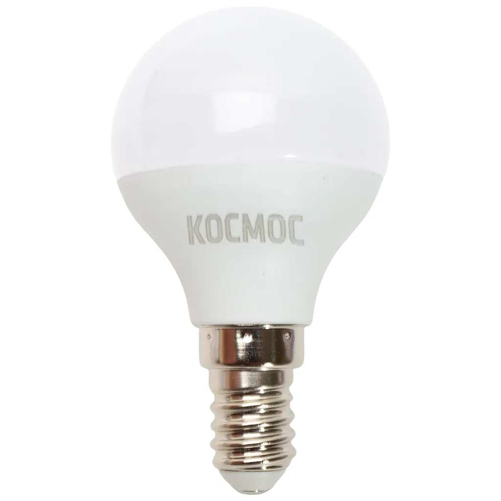 Лампа светодиодная Космос, шар, 6.5Вт, Е14, 4500К