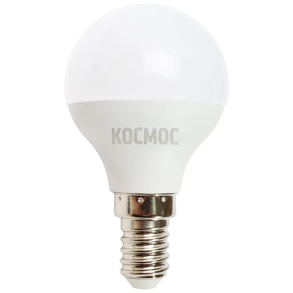 Лампа светодиодная Космос, шар, 7.5Вт, Е14, 6500К