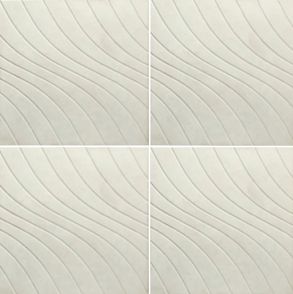 Плитка тротуарная "Волна", 300х300мм, серая