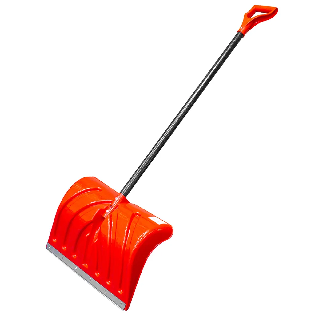 Лопата для уборки снега Sturm! 3010-15-22, пластмассовая, фиберглассовый черенок, 490мм х 350мм