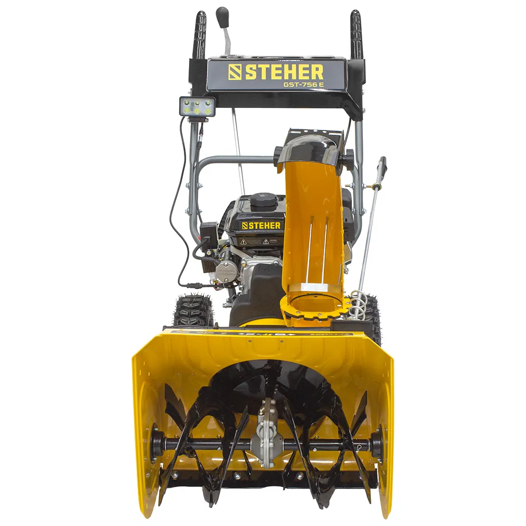Снегоуборочная машина бензиновая Steher Extrem GST-756E, электрический/ручной старт