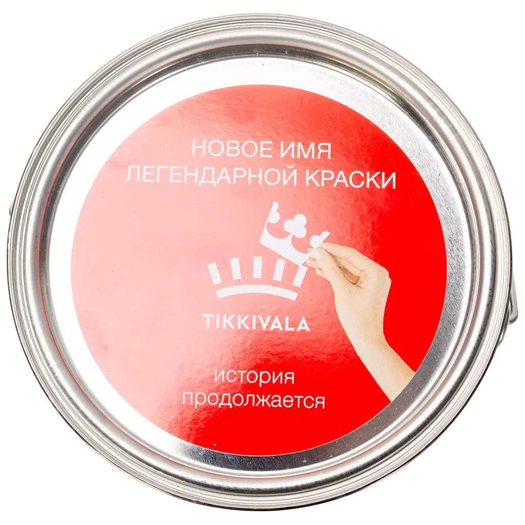 Грунт-эмаль по ржавчине 3в1 Tikkurila Metallista, белая, база C, 2.3л