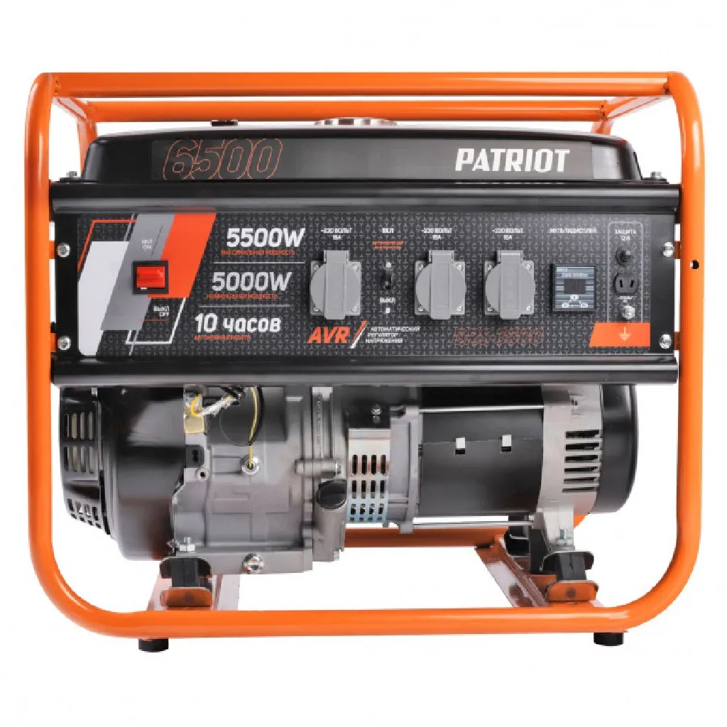 Генератор бензиновый Patriot SRGE 6500, 5.5 кВт