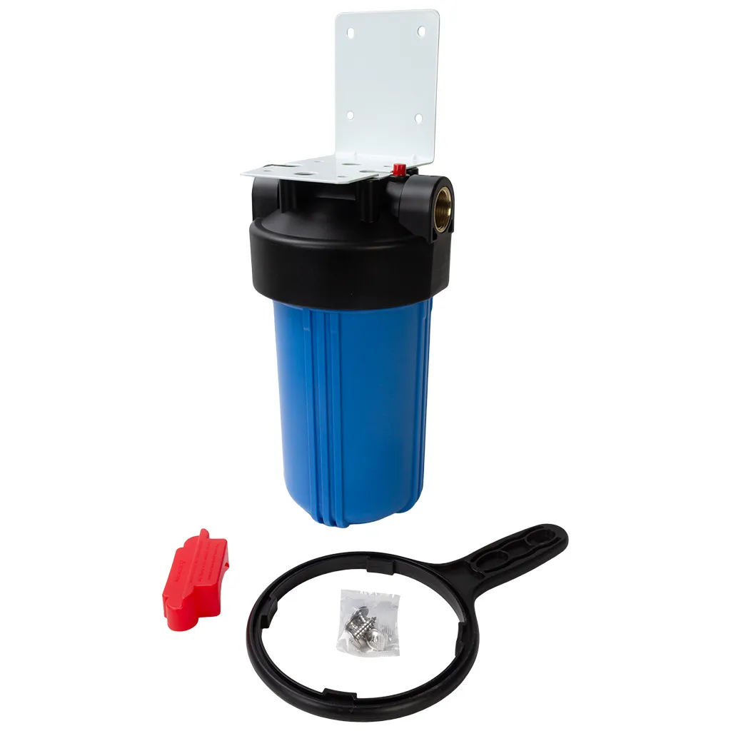 Магистральный фильтр для холодной воды Гейзер 10ВВ, внутренняя резьба 1", синий