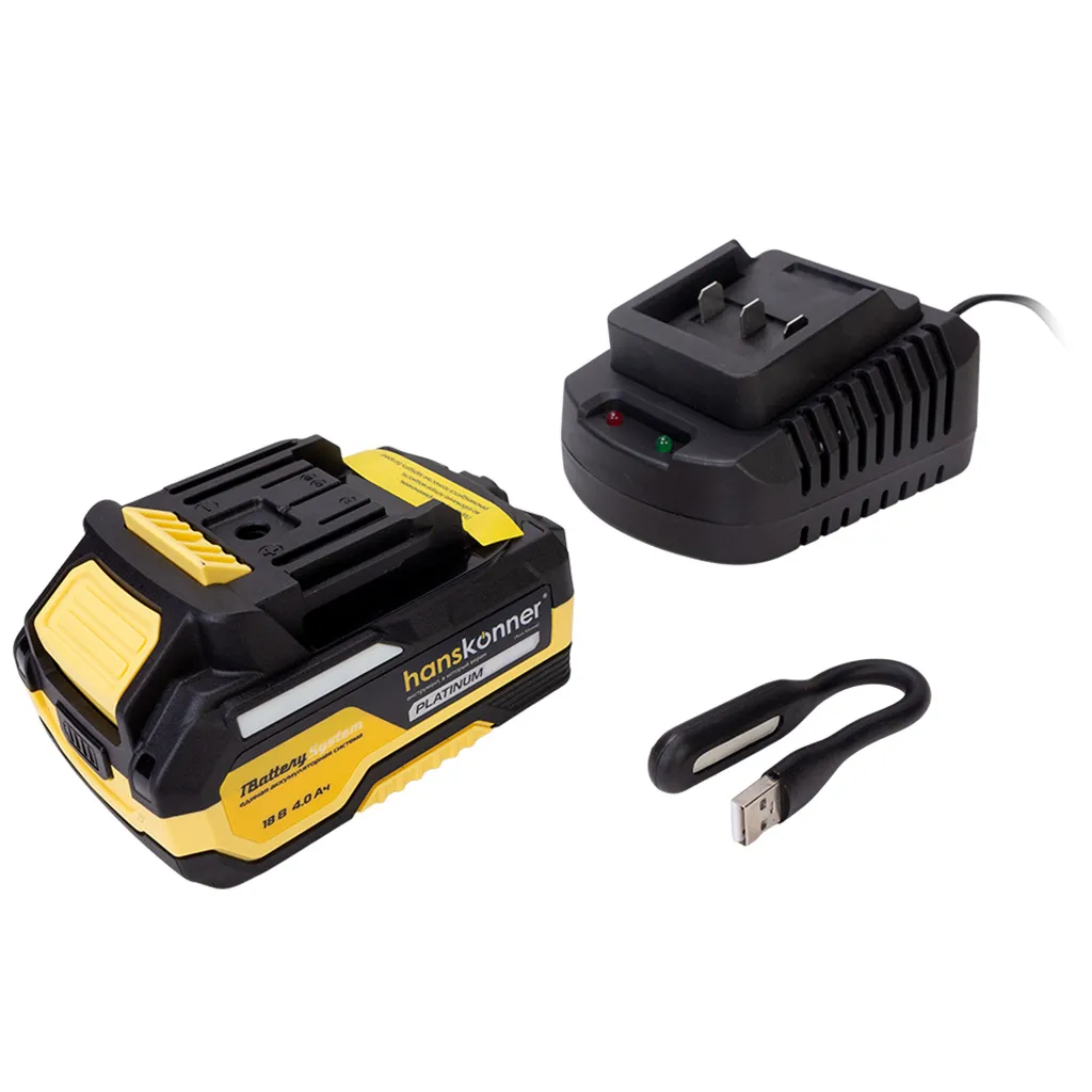 Гайковерт бесщеточный, ударный Hanskonner HCD20420BLC, 18В