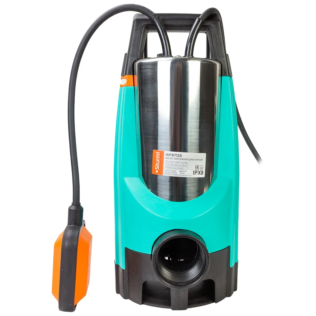 Насос дренажный Sturm! WP9712S, для грязной воды
