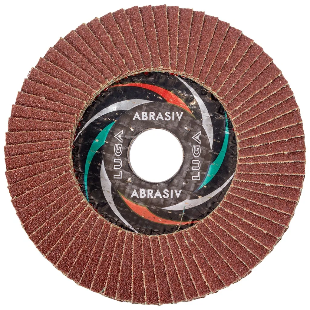 Круг шлифовальный лепестковый Луга, 125х22.2мм, Р60, торцевой