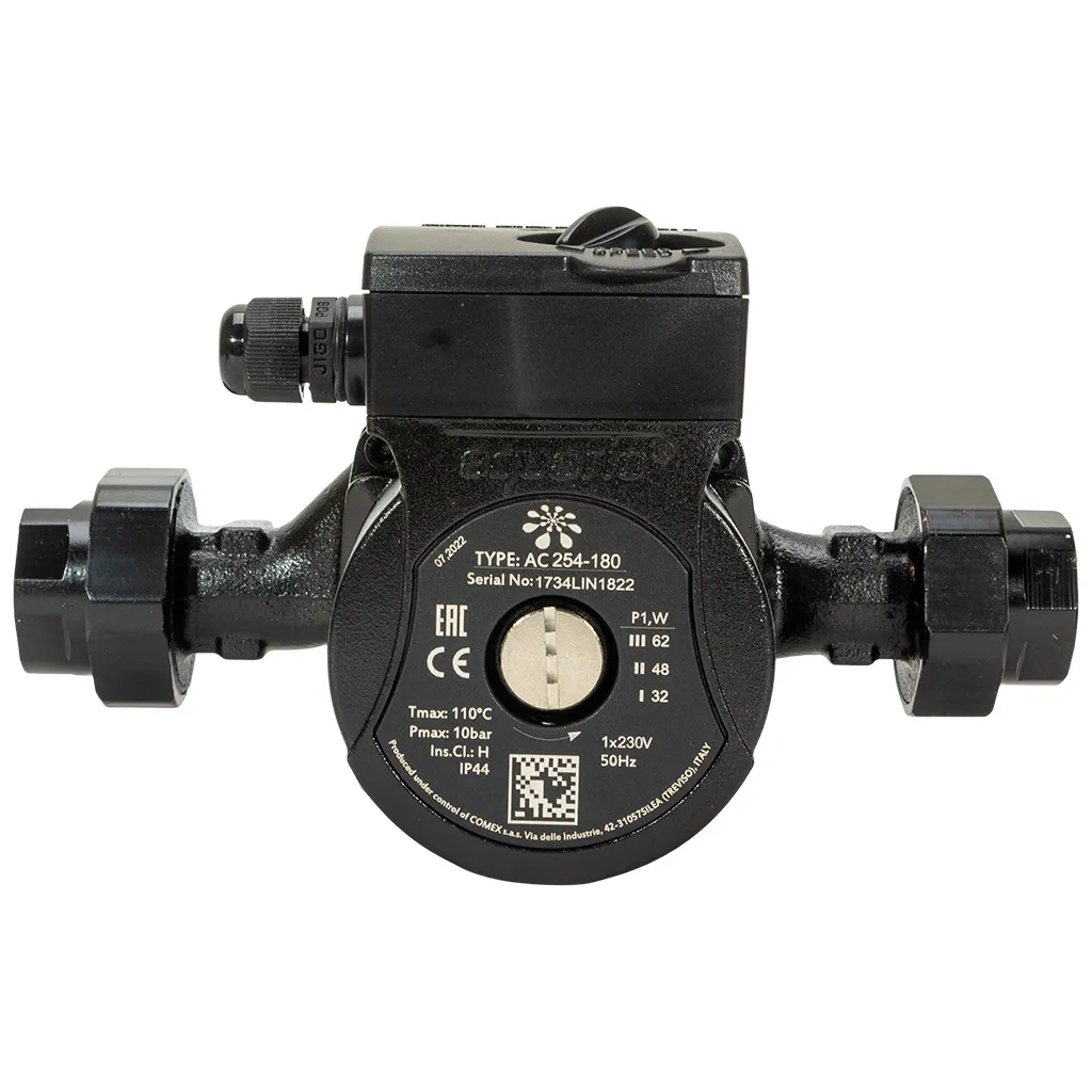 Насос циркуляционный Aquario АС 254, 180мм, с гайками