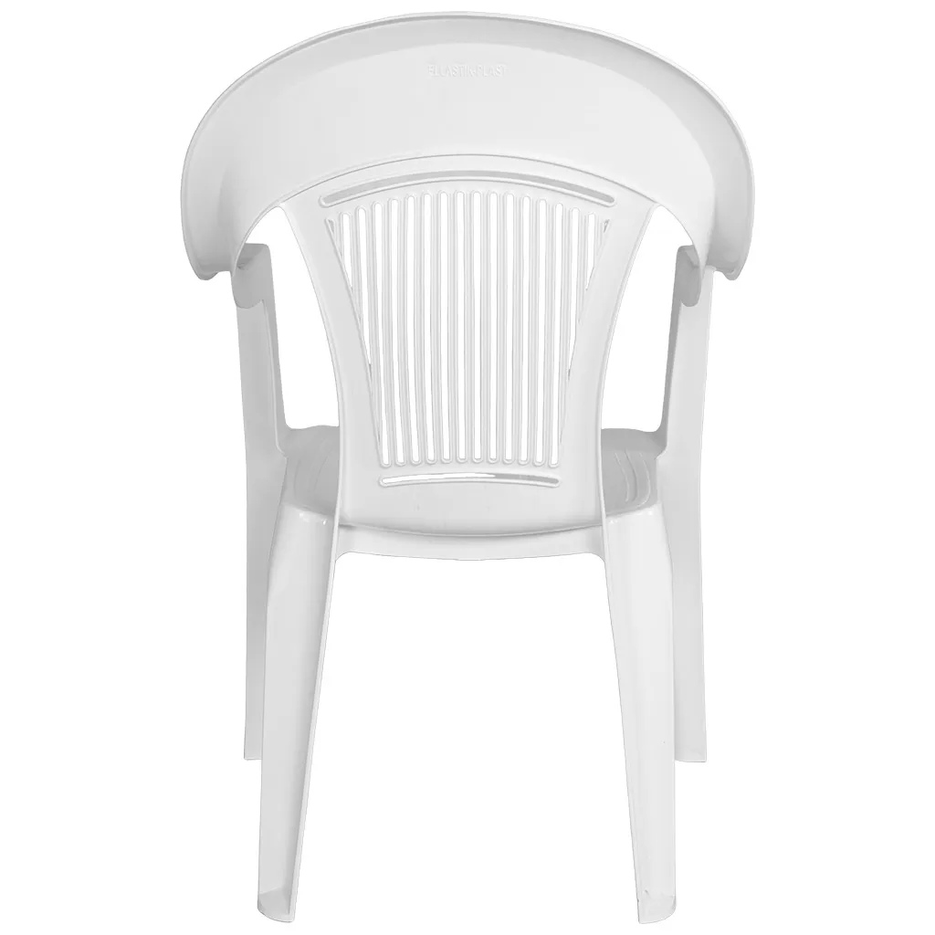 Кресло Элластик, пластик, белый