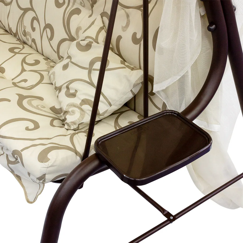 Качели садовые Варна с1103, 3-х местные, 2310х1260х1480мм