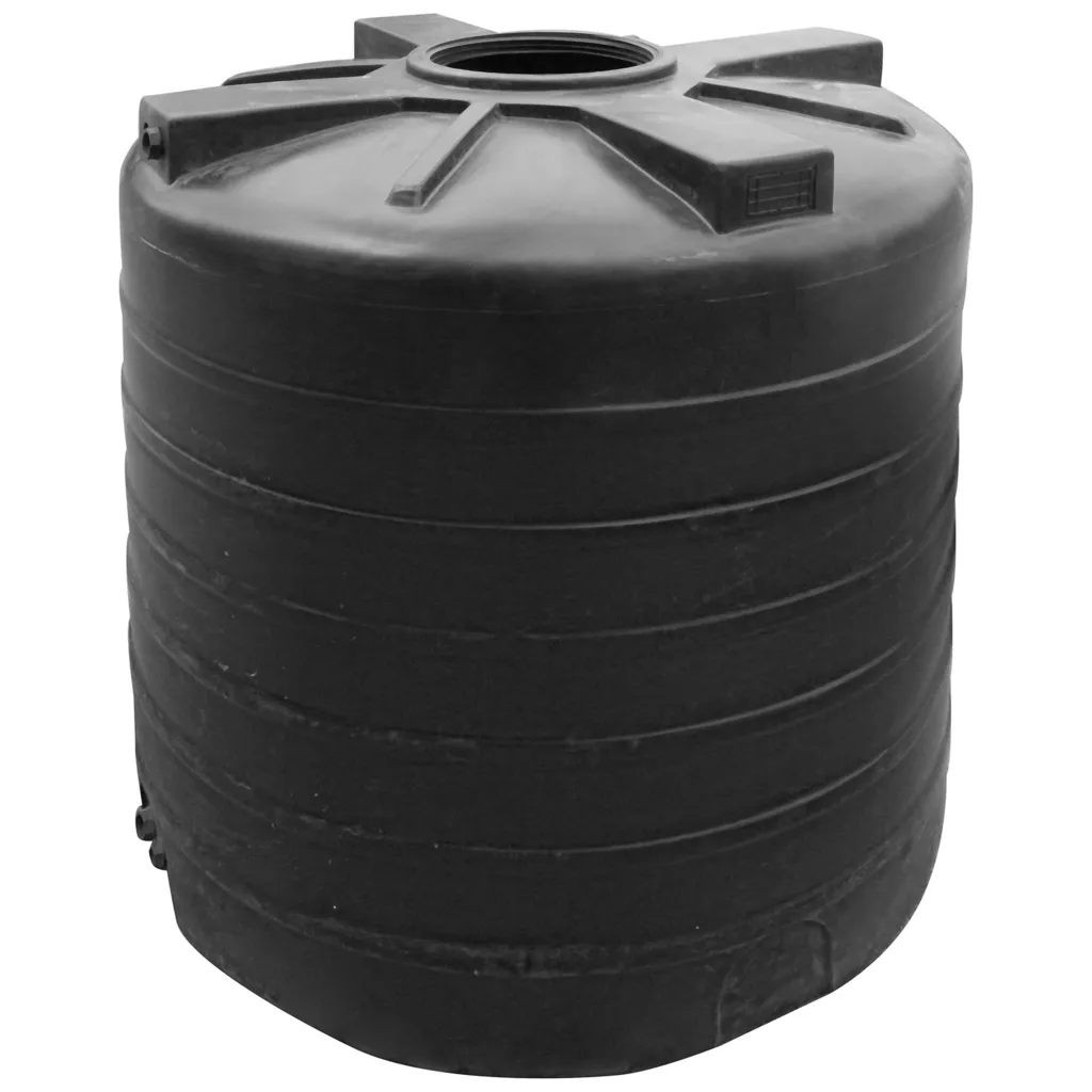 Бак для воды Акватек ATV, с поплавком, черный, 1000л
