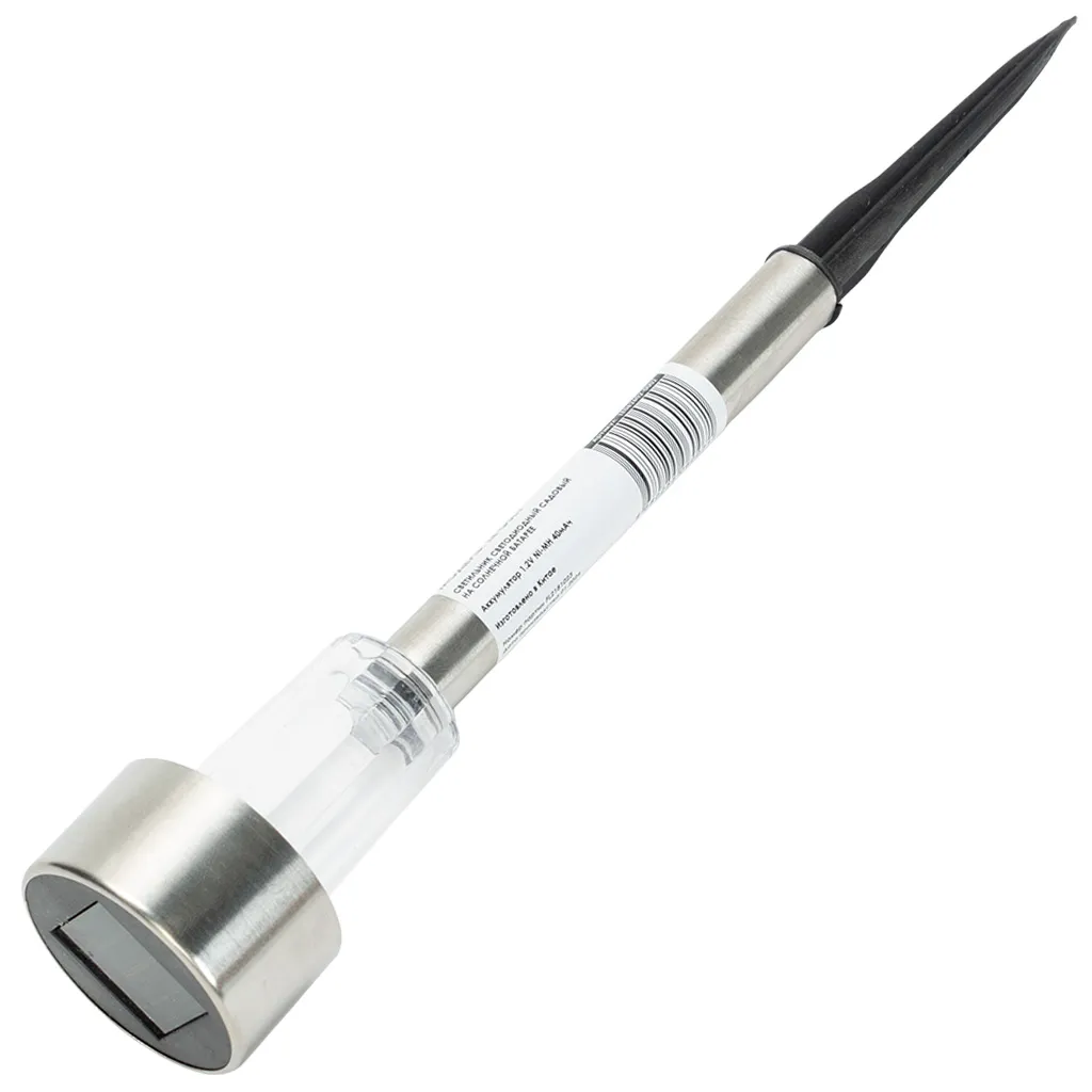 Светильник садовый на солнечной батарее LE GSL1, хром