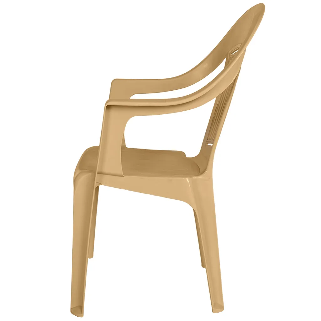 Кресло Элластик, пластик, бежевый