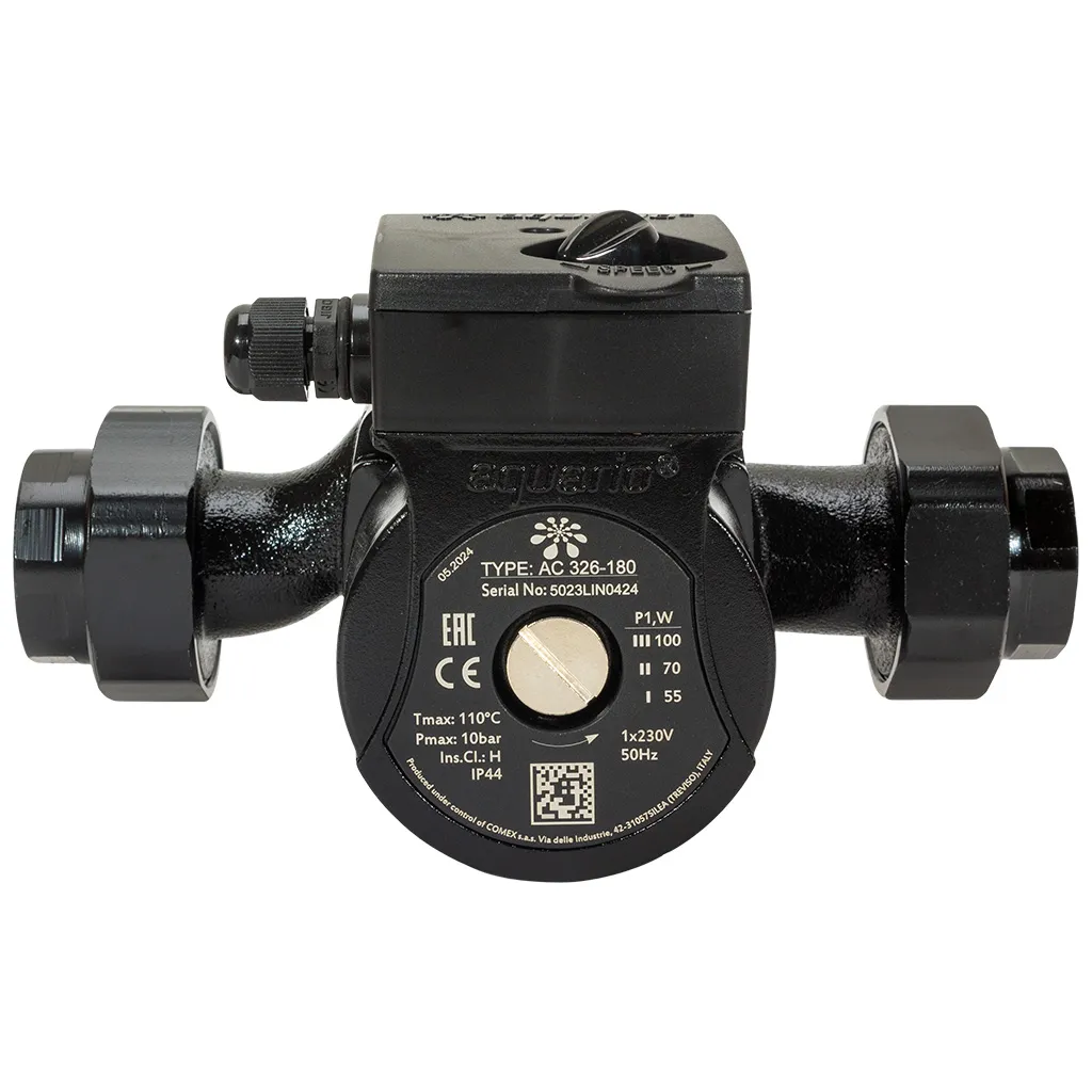 Насос циркуляционный Aquario АС 326, 180мм, с гайками