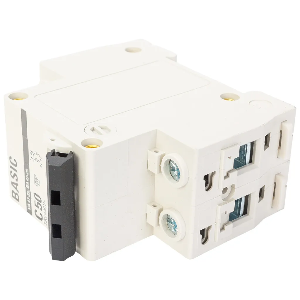 Выключатель автоматический ВА47-29 EKF, 2 полюсный, 50А С 4.5кА