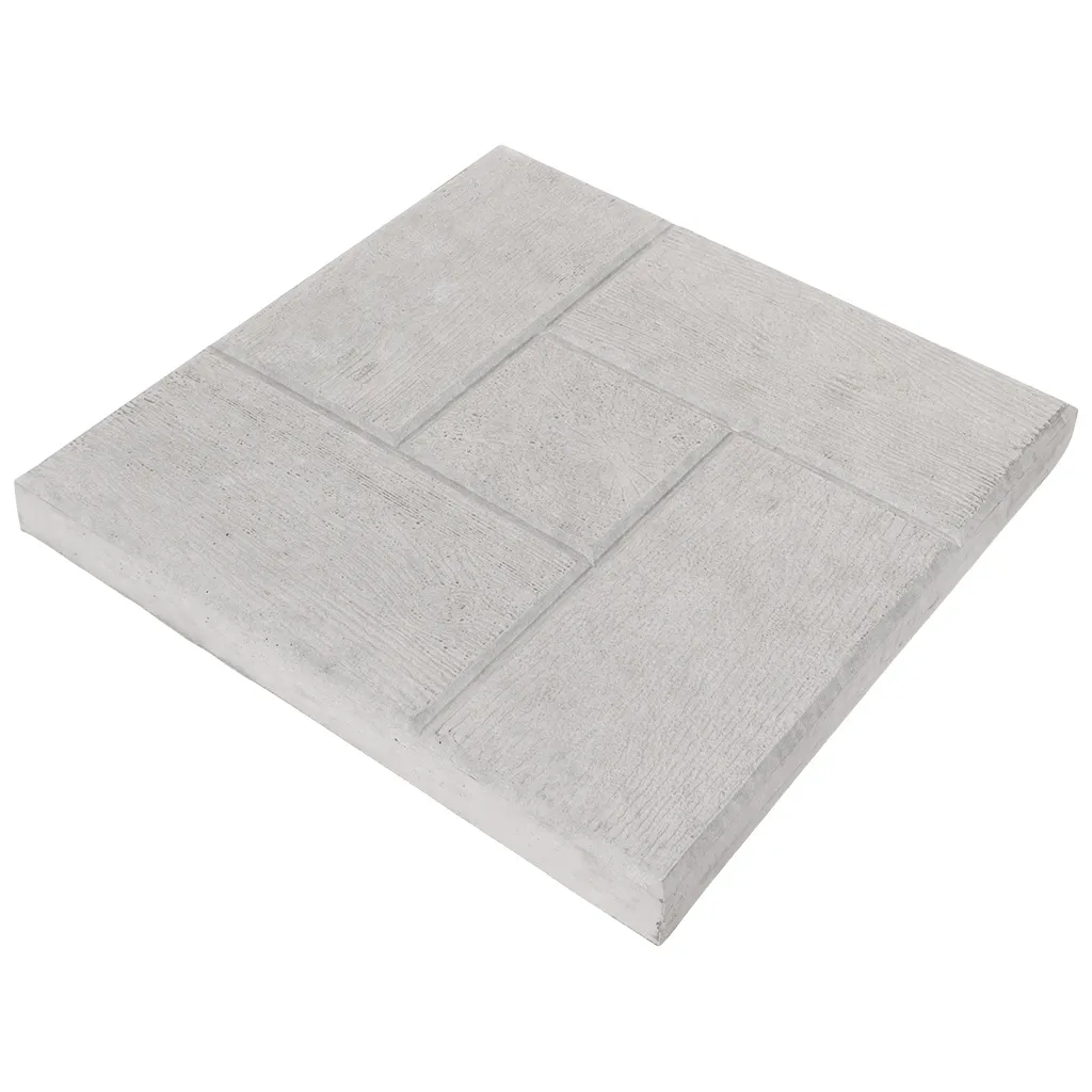 Плитка тротуарная "4 доски" 300х300мм, серая