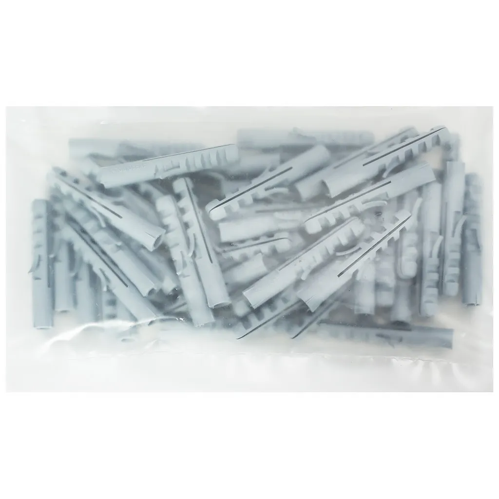 Дюбель распорный  8 х 50, тип S, полимерный, 50 шт/упак