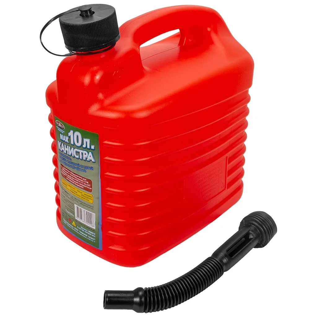 Канистра Мамонт, для ГСМ, пластик, 10л