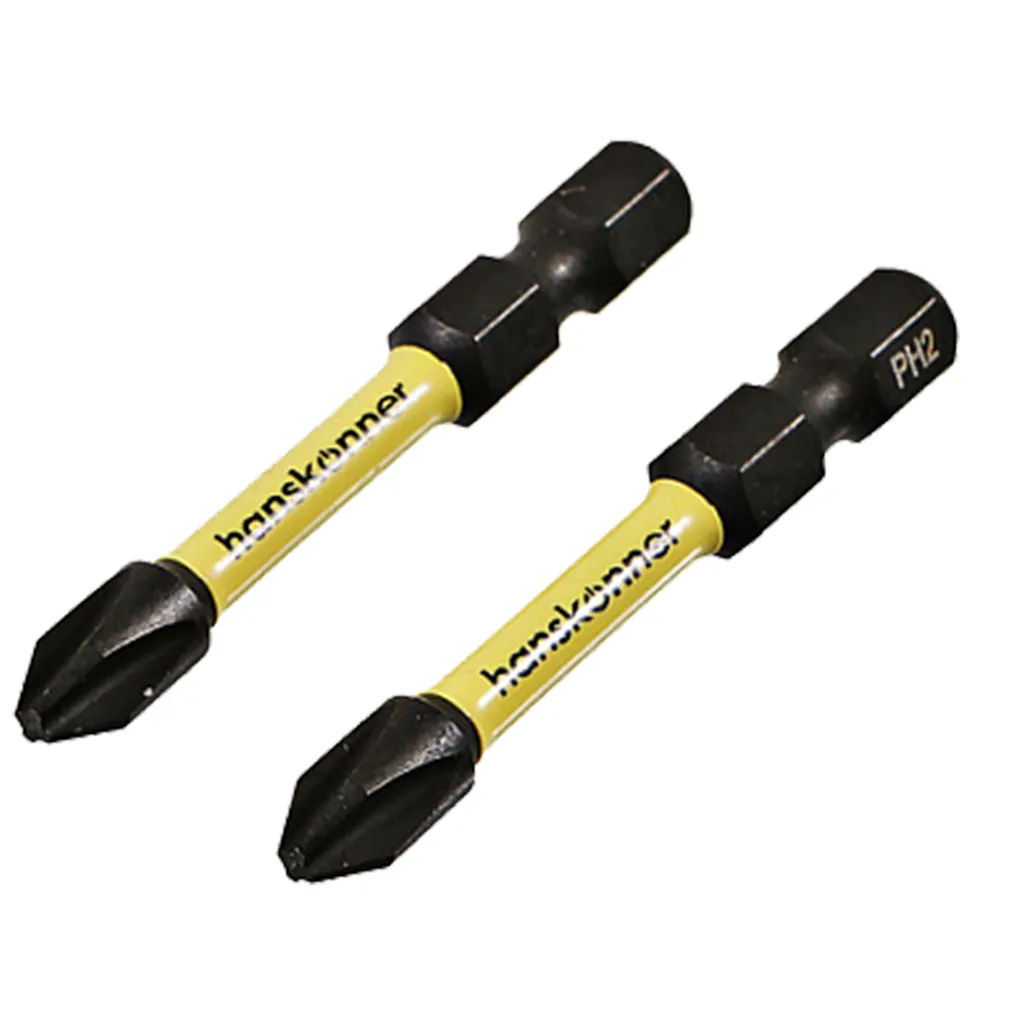Бита Hanskonner ImppactPower, PH №2, 50мм, торсионная, 2шт