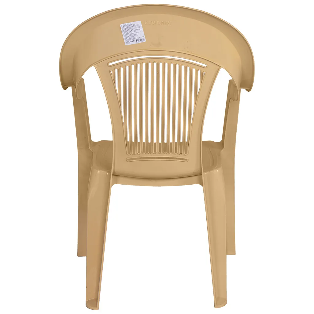 Кресло Элластик, пластик, бежевый