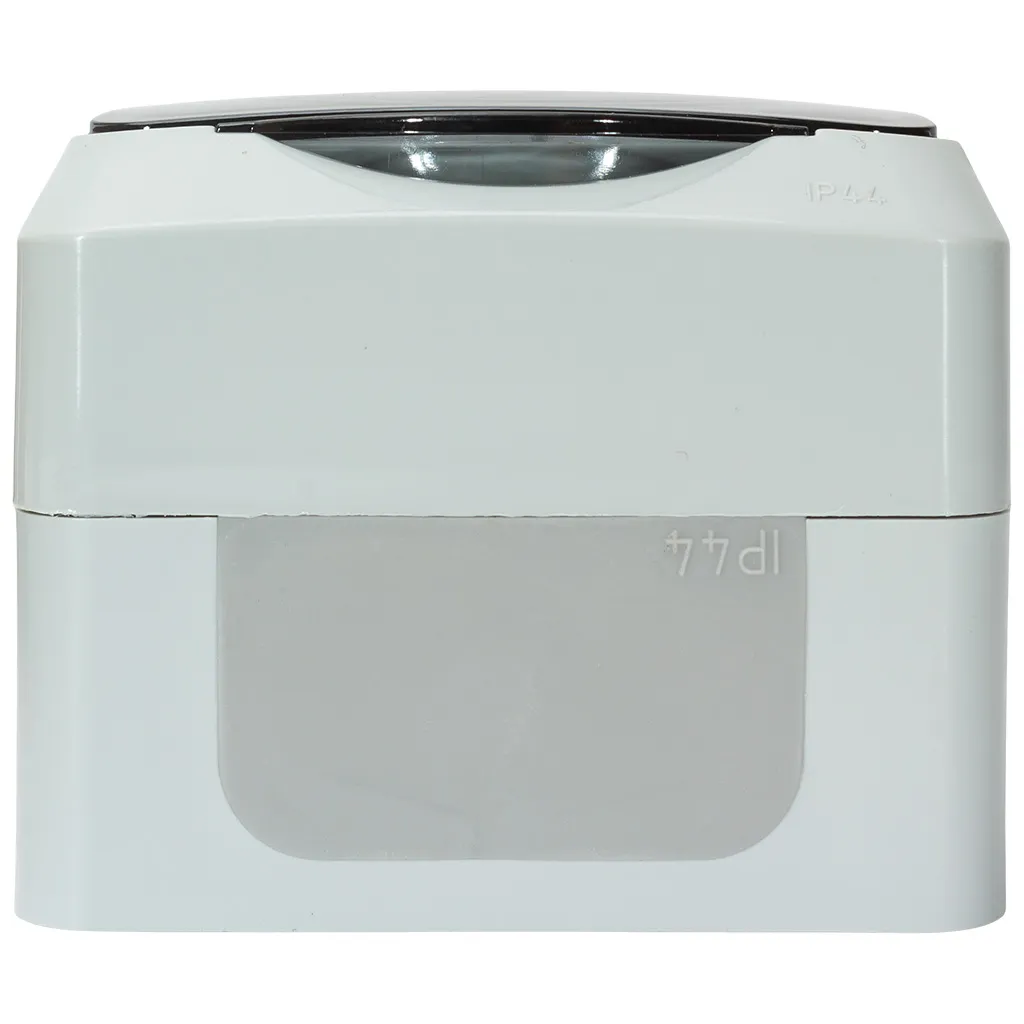 Розетка открытой проводки Systeme Electric Этюд, 1-местная, 16А, с заземлением, серая