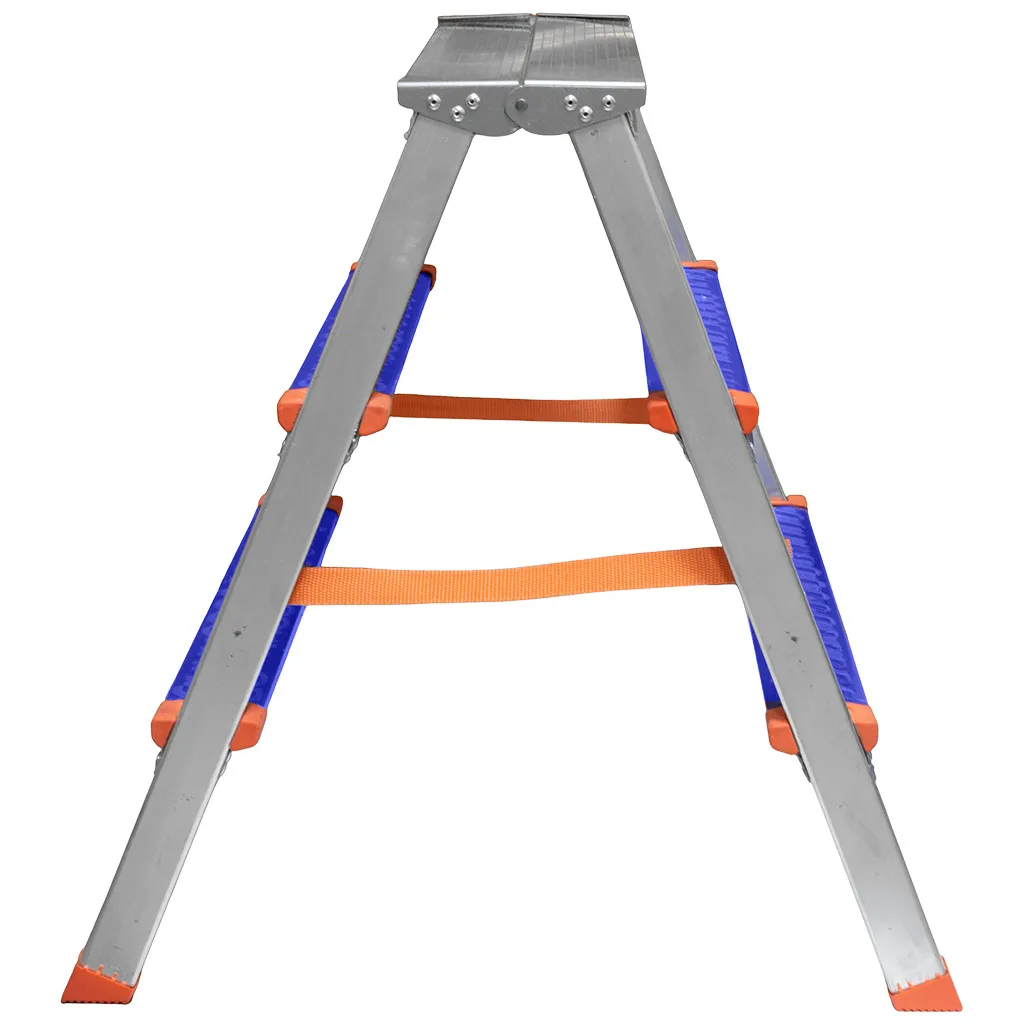 Стремянка Sarayli двухсторонняя, алюминиевая, 3 ступени