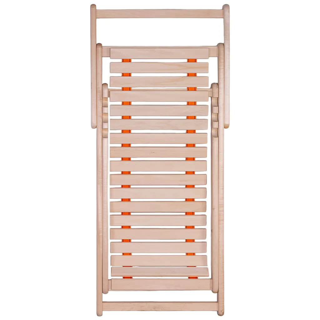 Шезлонг гибкий, 600мм х 750мм х 1600мм, липа