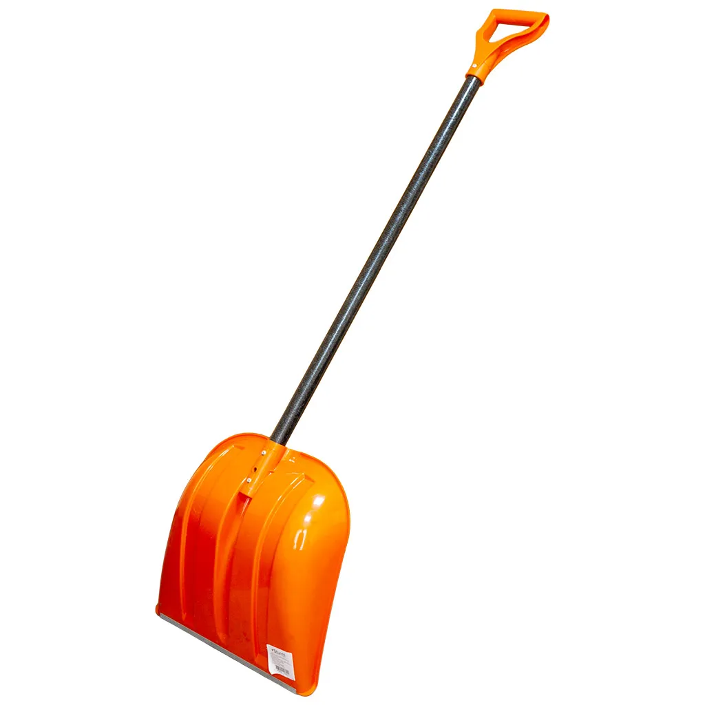 Лопата для уборки снега Sturm! 3010-15-21, пластмассовая, фибергласовый черенок, 410мм х 410мм