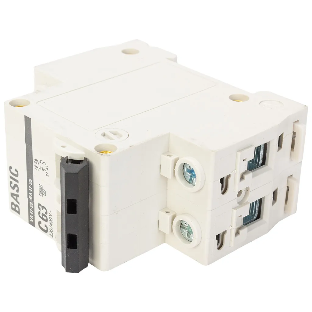 Выключатель автоматический ВА47-29 EKF, 2 полюсный, 63А С 4.5кА