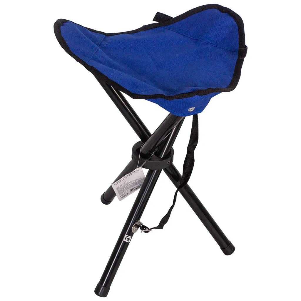 Стул DW-1001C, складной, треугольный, синий
