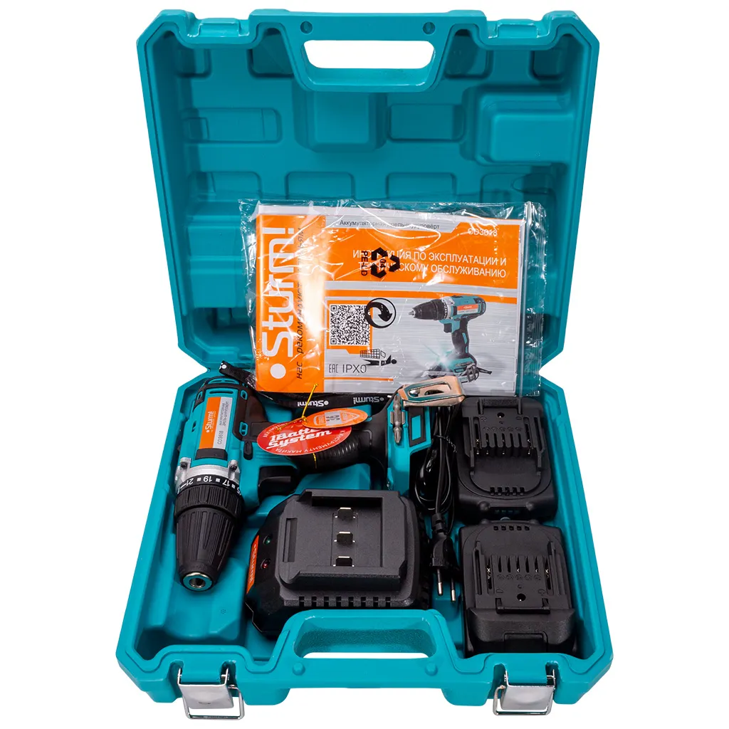 Дрель-шуруповерт Sturm! аккумуляторная CD3618, 18В