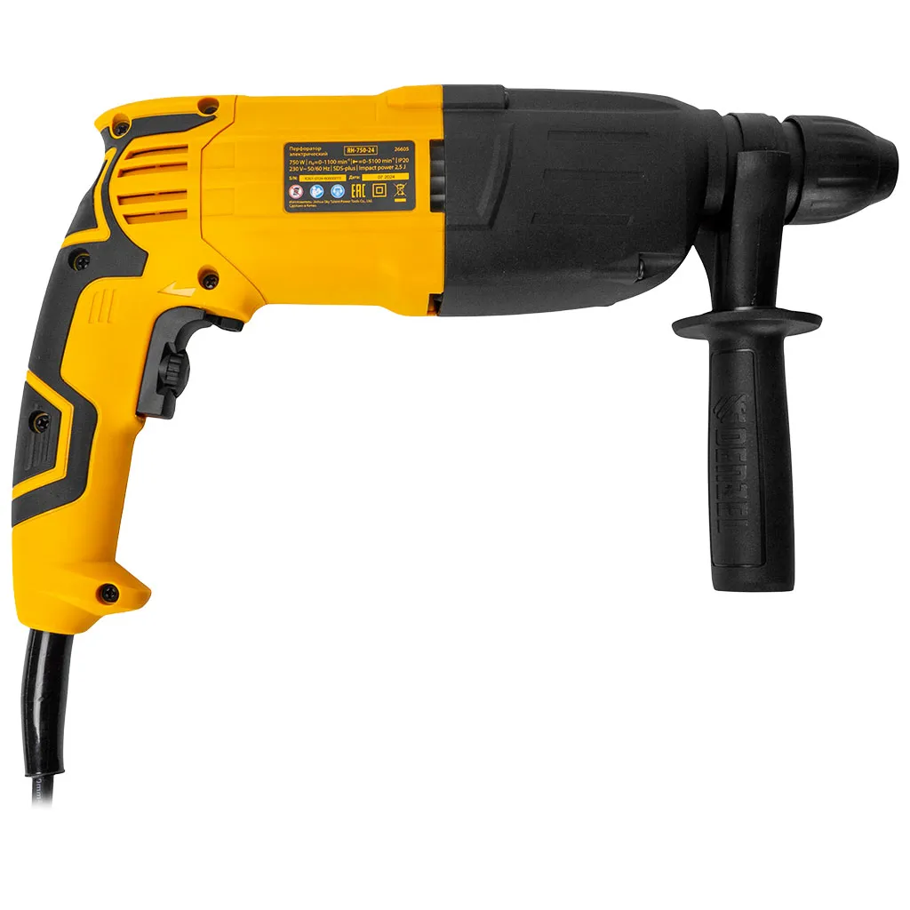 Перфоратор Denzel RH-750-24, 750Вт