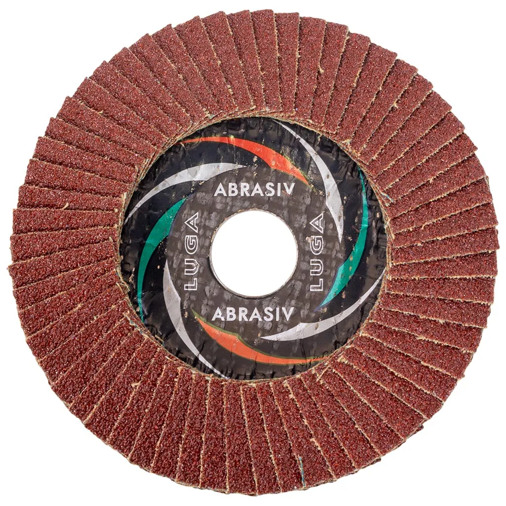 Круг шлифовальный лепестковый Луга, 125х22.2мм, Р40, торцевой