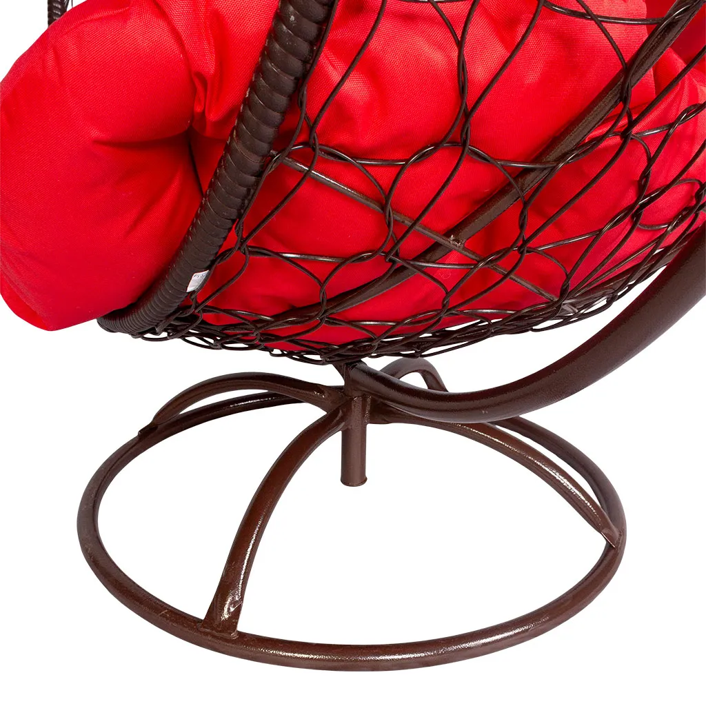 Кресло вращающееся "Кокон" 4762, коричневое