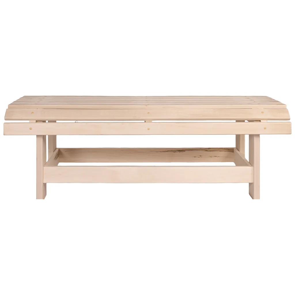 Лавка "Грибок", 1200мм х 400мм х 445мм, липа