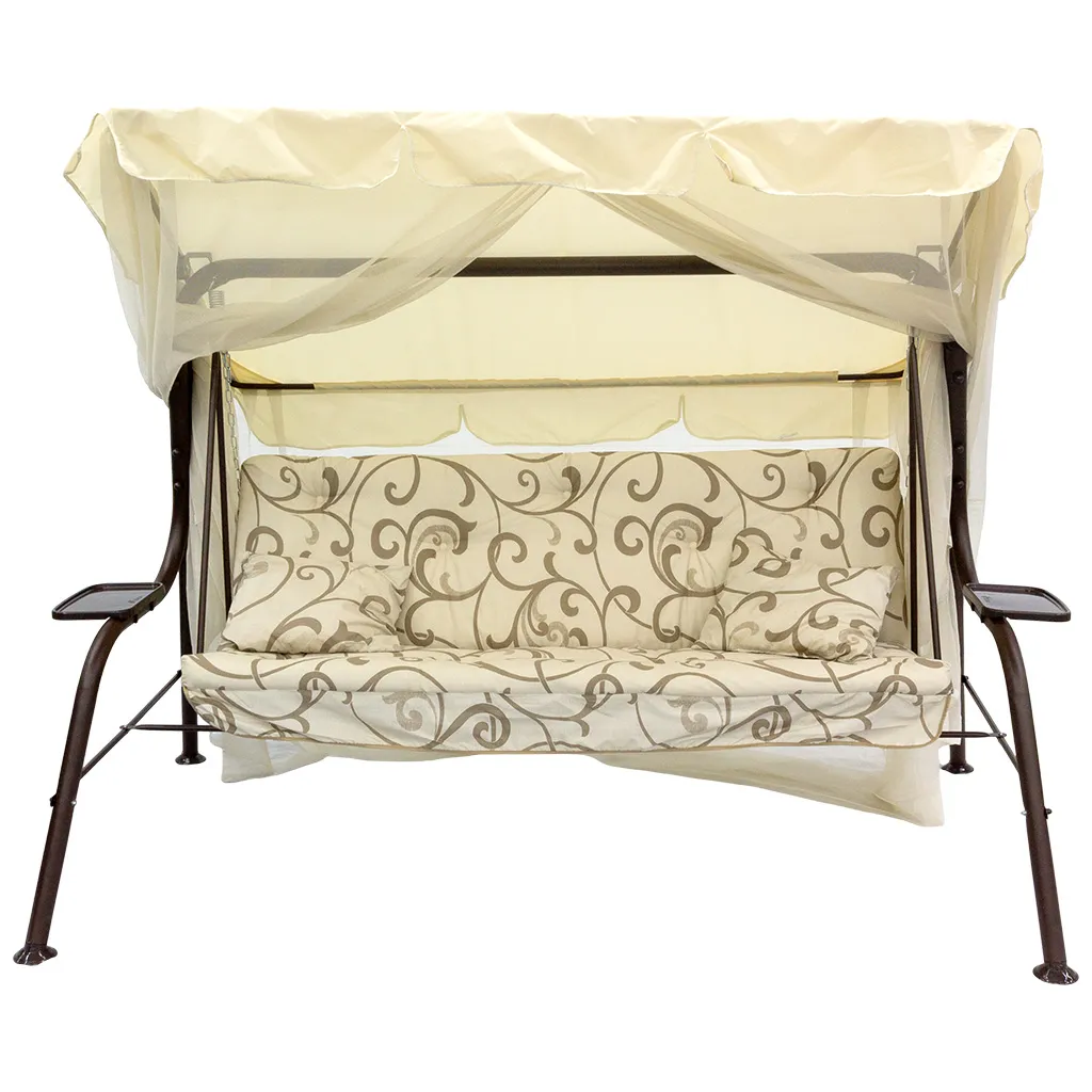 Качели садовые Варна с1103, 3-х местные, 2310х1260х1480мм