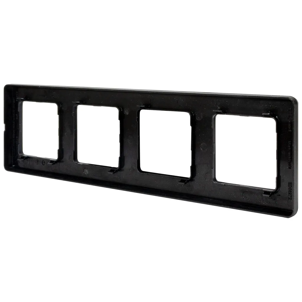 Рамка Legrand Inspiria, 4-местная, антрацит