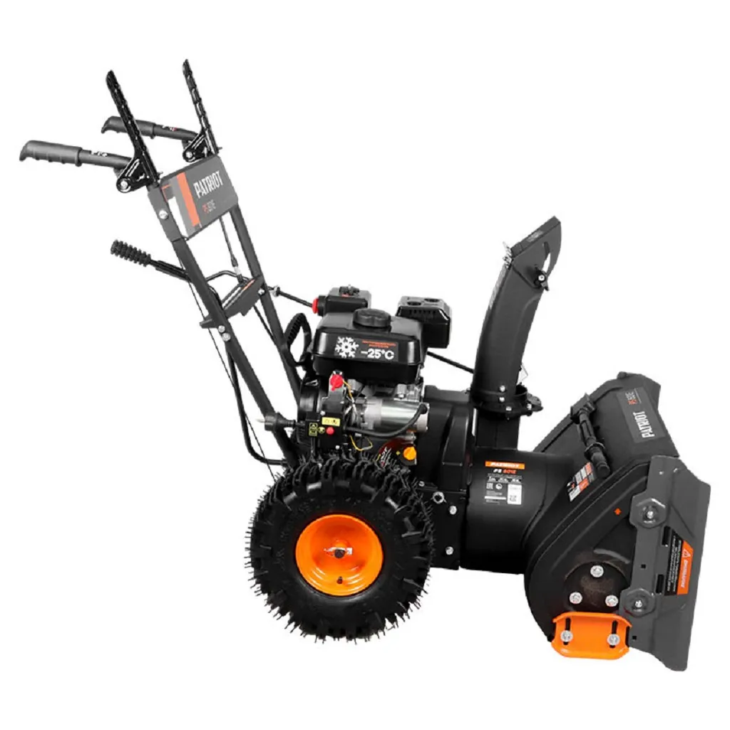 Снегоуборочная машина бензиновая Patriot PS 601E, электрический/ручной старт
