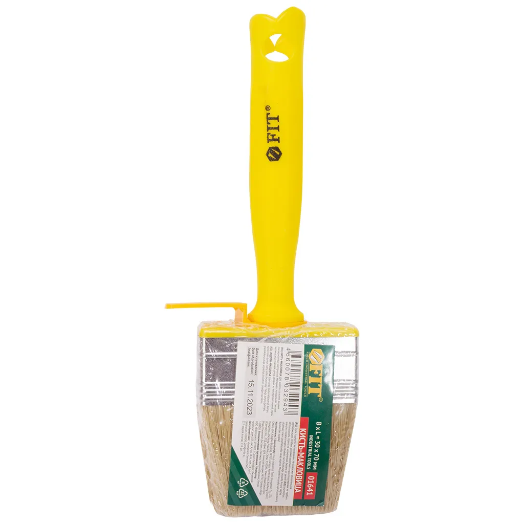 Кисть-макловица Fit мини 30х70мм, натуральная щетина