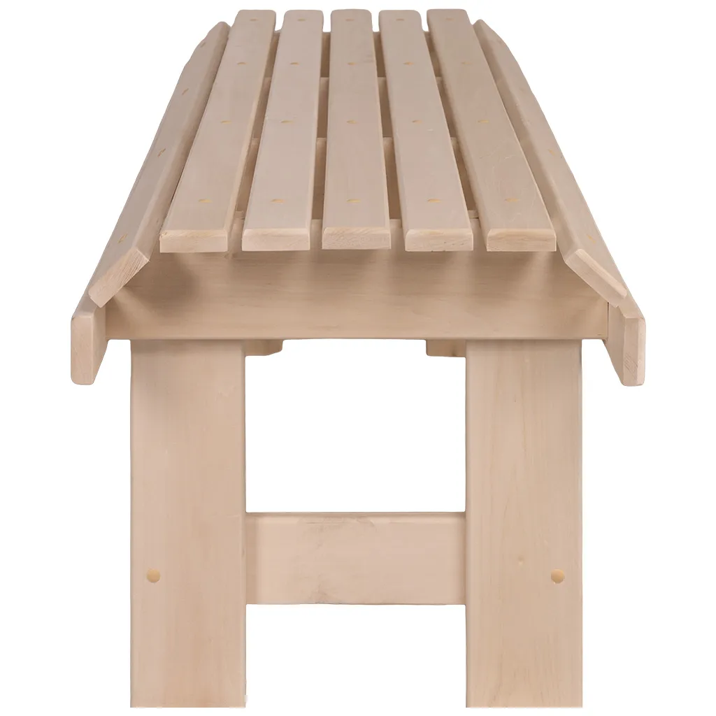 Лавка "Грибок", липа, 1400мм х 400мм х 445мм