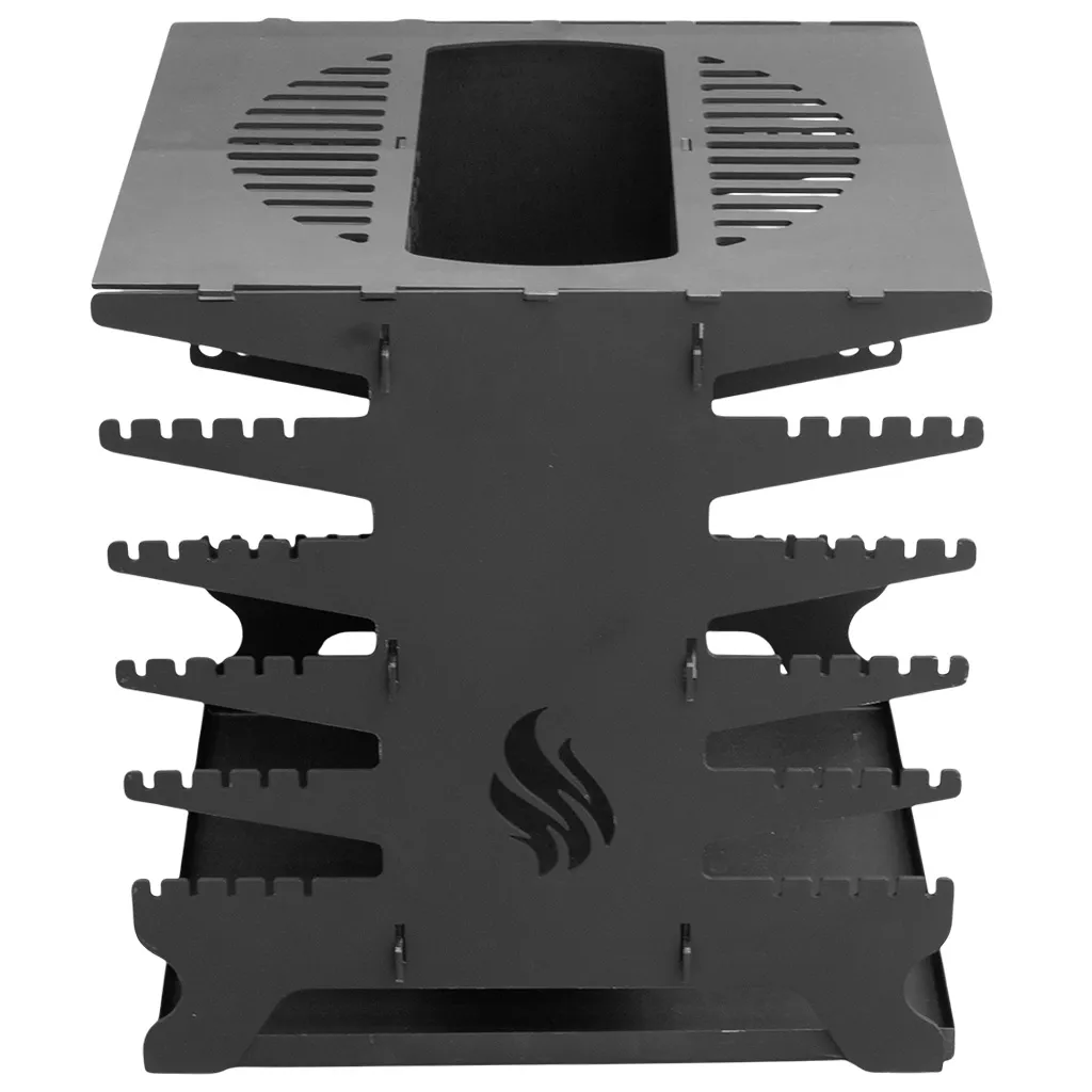 Мангал вертикальный Везувий, разборный, 390х350х420х3мм