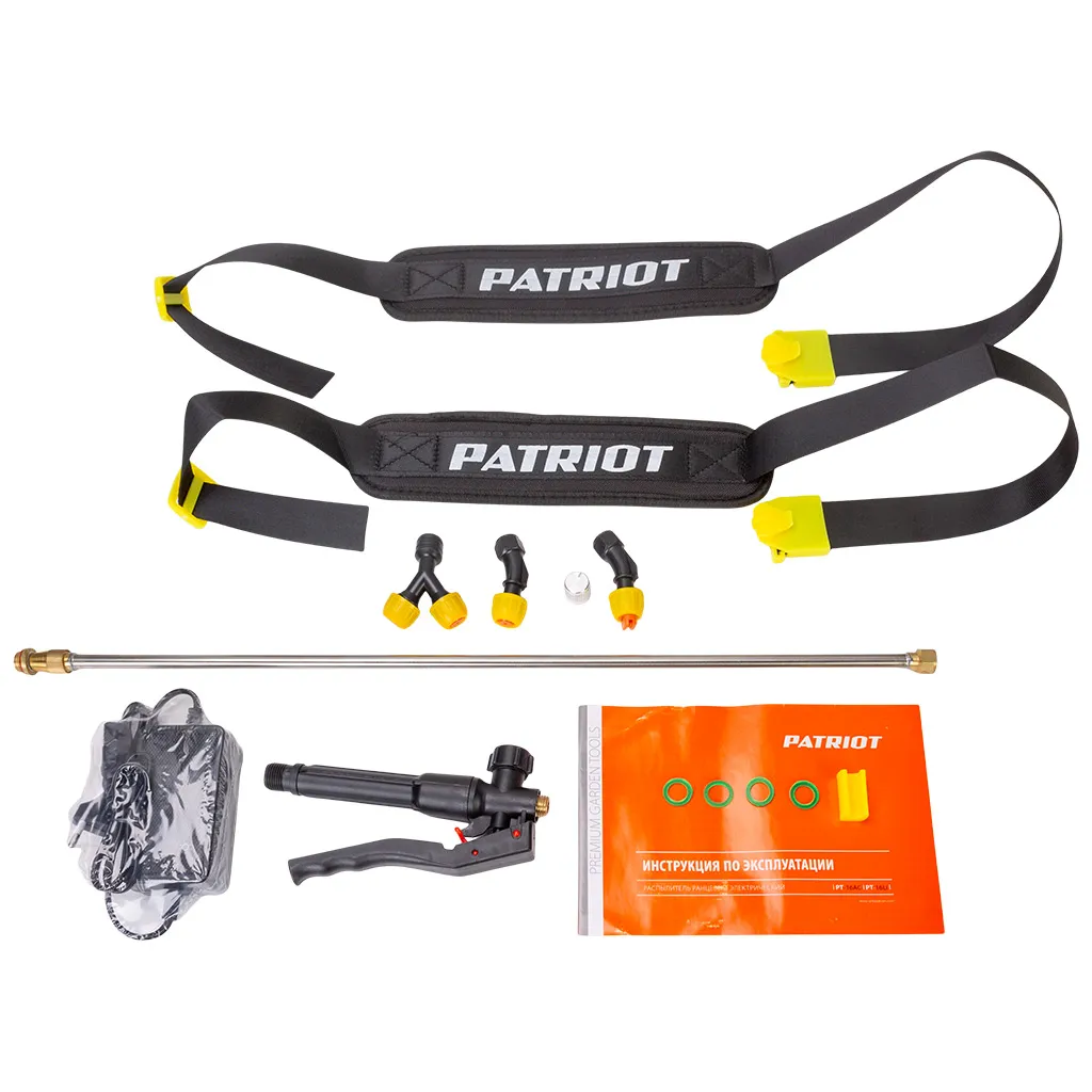 Ранцевый опрыскиватель Patriot PT-16AC, аккумуляторный, 16л