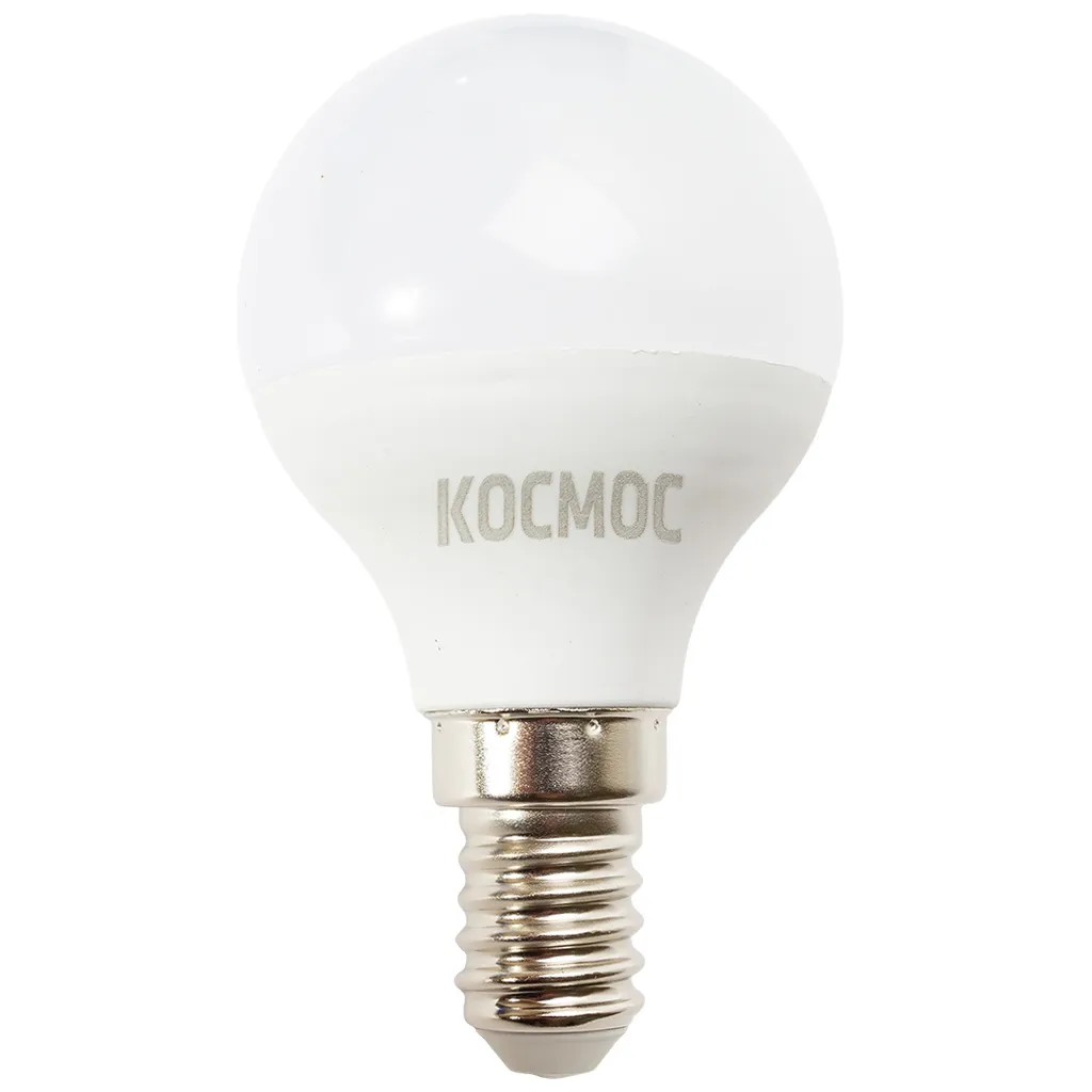 Лампа светодиодная Космос, шар, 6.5Вт, Е14, 6500К