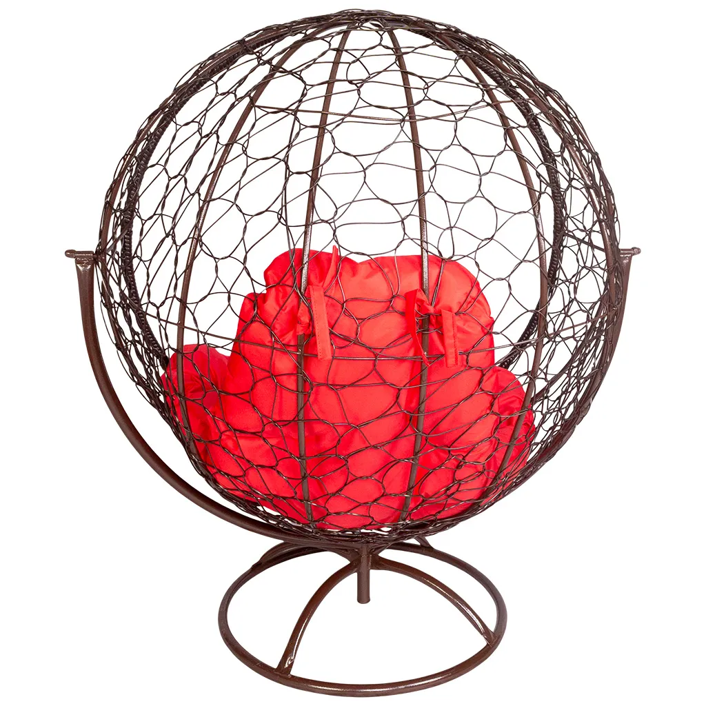 Кресло вращающееся "Кокон" 4762, коричневое